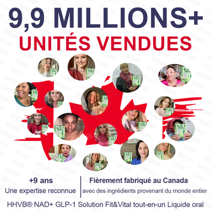 🇨🇦 Magasin Officiel | 𝐇𝐇𝐕𝐁® 🍀𝑁𝐴𝐷+ 𝐺𝐿𝑃-1 𝙎𝙤𝙡𝙪𝙩𝙞𝙤𝙣 𝙤𝙧𝙖𝙡𝙚 𝙩𝙤𝙪𝙩-𝙚𝙣-𝙪𝙣 𝙁𝙞𝙩&𝙑𝙞𝙩𝙖𝙡 – 1x/jour, résultats visibles en 7 jours ✅ Soutien pour obésité, cœur, diabète, sommeil, digestion et articulations