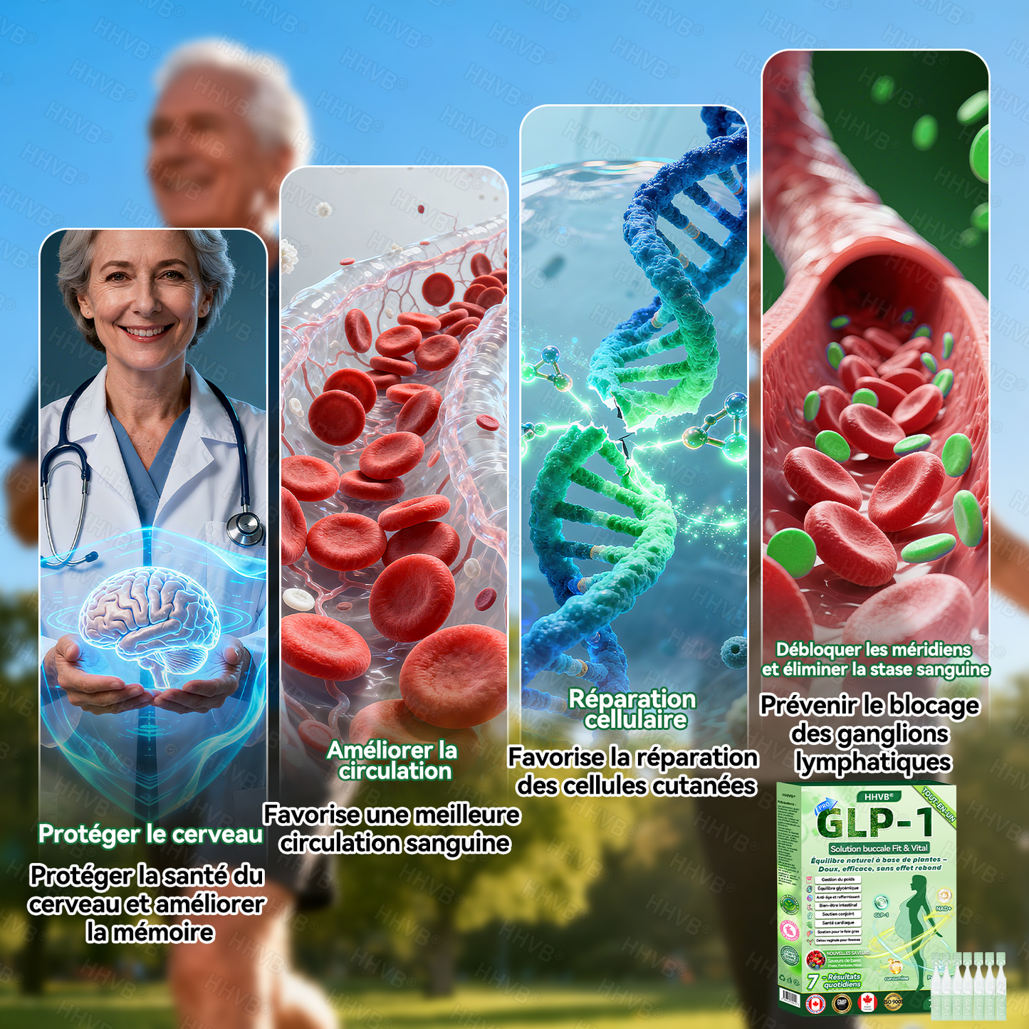 🇨🇦 Magasin Officiel | 𝐇𝐇𝐕𝐁® 🍀𝑁𝐴𝐷+ 𝐺𝐿𝑃-1 𝙎𝙤𝙡𝙪𝙩𝙞𝙤𝙣 𝙤𝙧𝙖𝙡𝙚 𝙩𝙤𝙪𝙩-𝙚𝙣-𝙪𝙣 𝙁𝙞𝙩&𝙑𝙞𝙩𝙖𝙡 – 1x/jour, résultats visibles en 7 jours ✅ Soutien pour obésité, cœur, diabète, sommeil, digestion et articulations